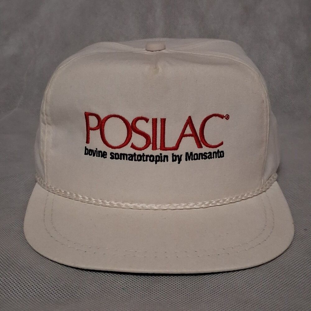 Posilac Bovine Somatotropin by Monsanto Golf Hat White K Products Adjustable